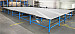 Table for binding carpets